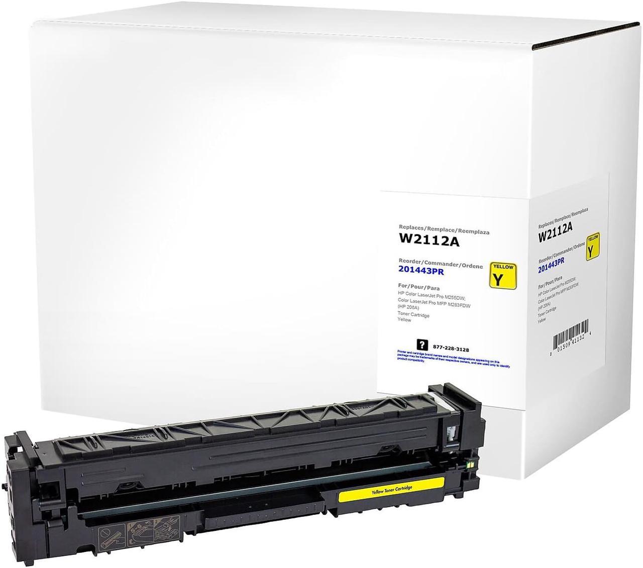 Clover Imaging Group CIG ufactured Yellow Standard Yield Toner Cartridge Replacement for HP 206A (W2112A) 201443PR