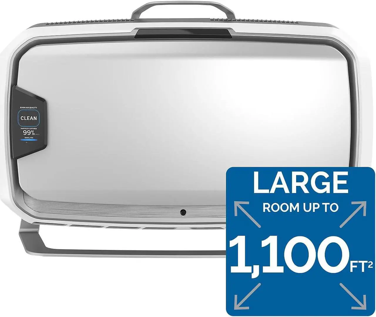 Alt view image 2 of 11 - Fellowes AeraMax PRO True HEPA Console Air Purifier Stainless (9573301)