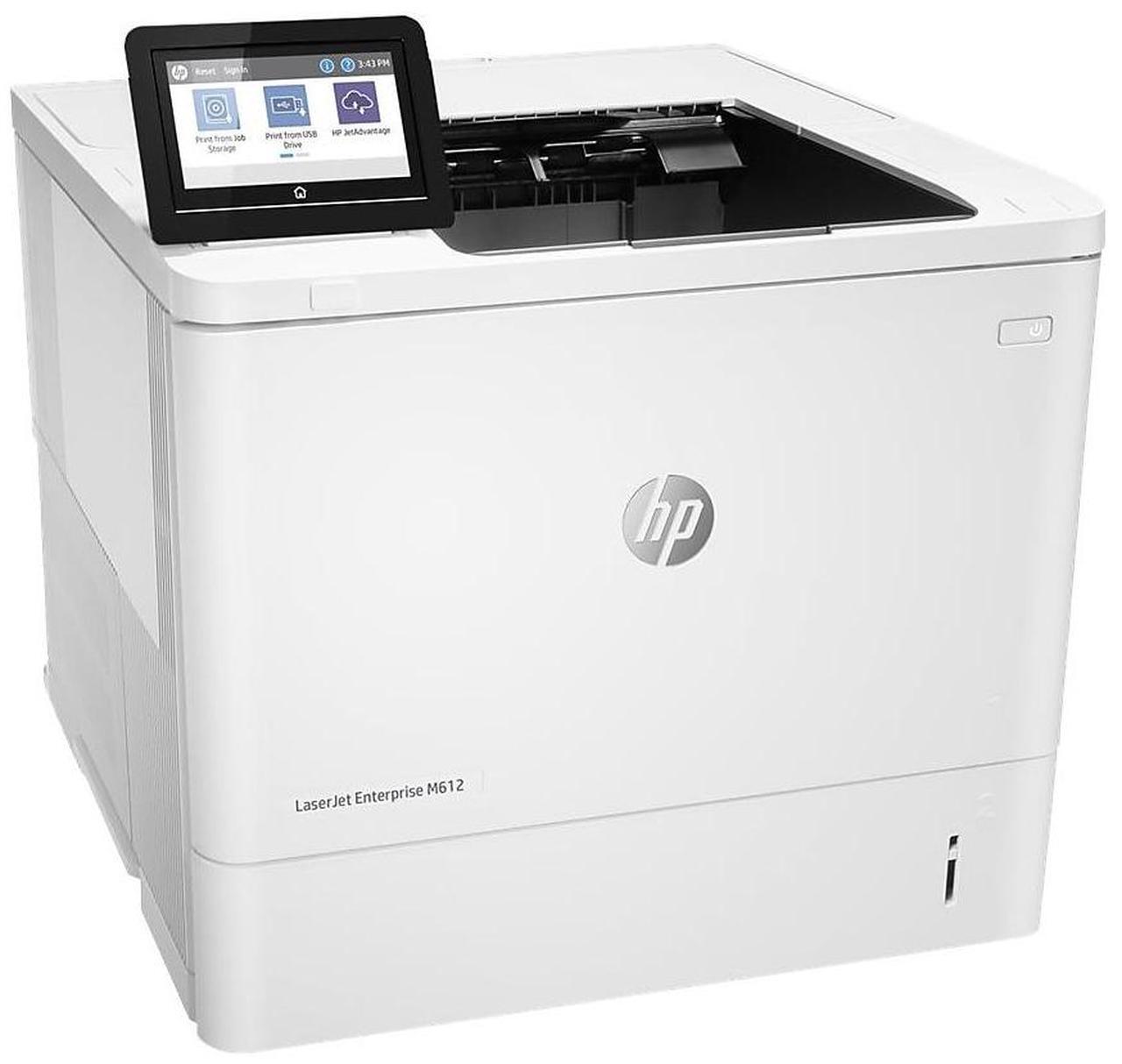 Alt view image 9 of 17 - HP LaserJet Enterprise M612dn Laser Printer, Black And White Mobile Print Up to