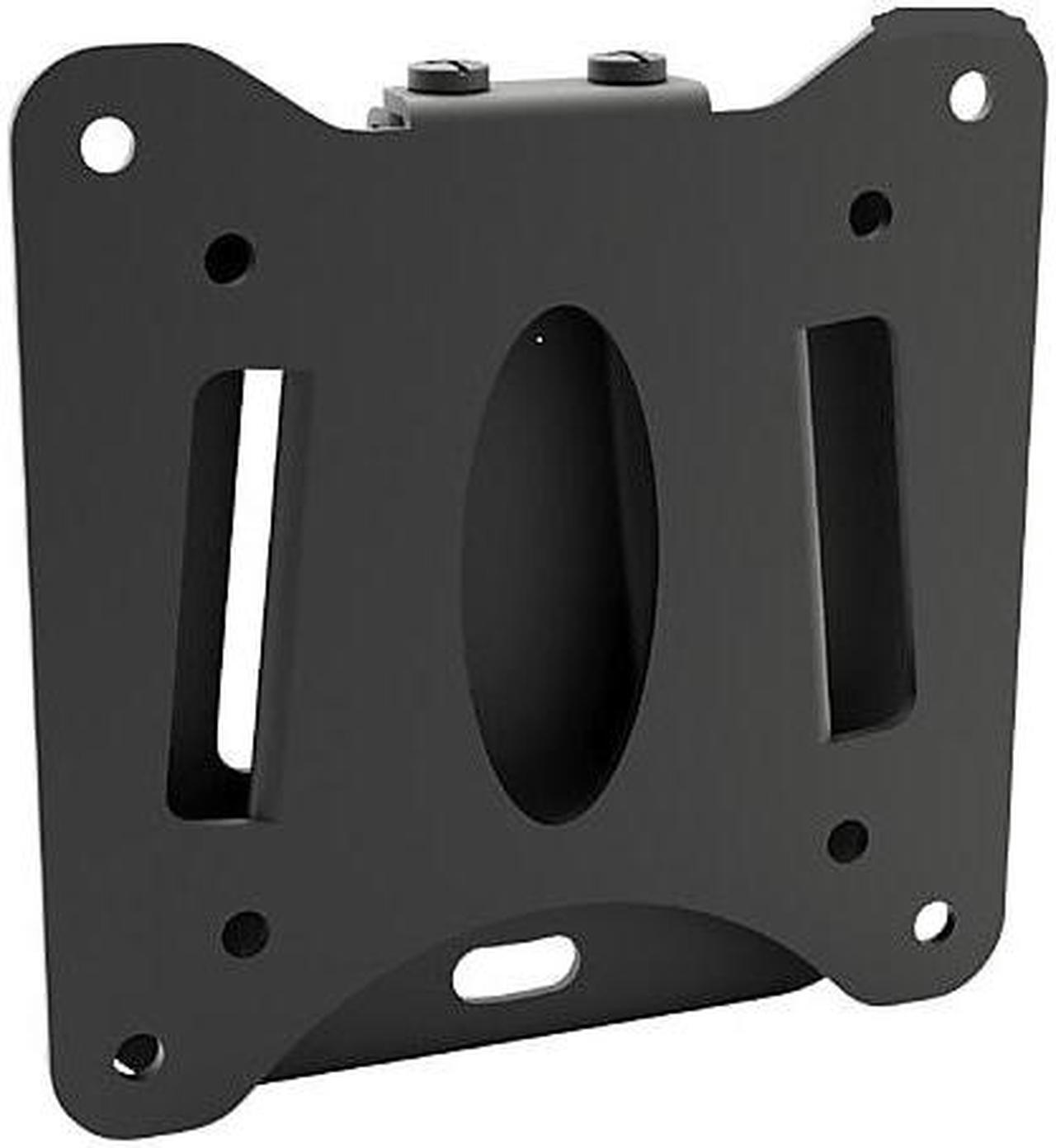 Alt view image 9 of 9 - mountit! fixed tv wall mount for 1332 lcd or led flat panel screens, 60 lbs 30 kg load capacity, vesa 75x75 mm and 100x100 mm, black