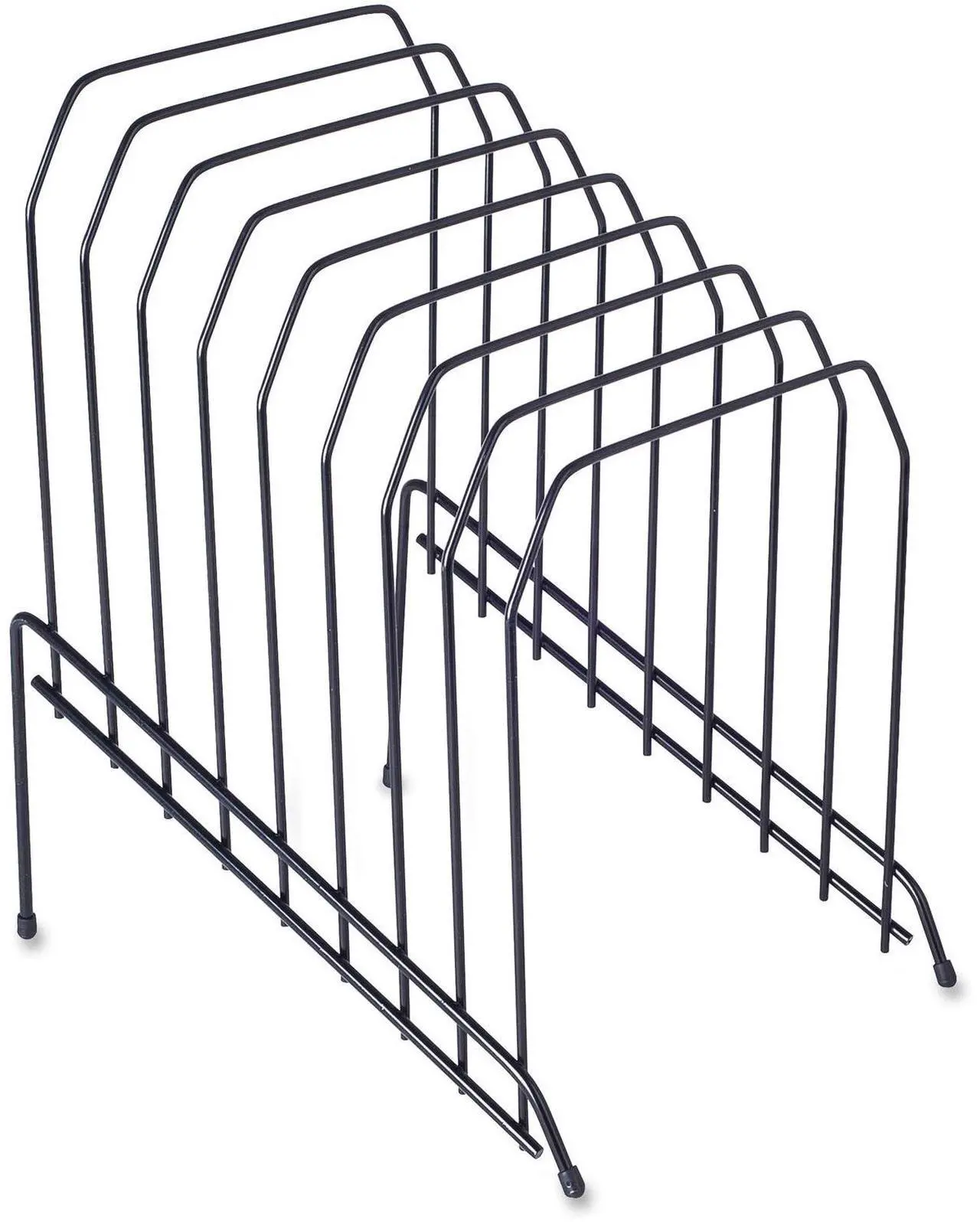 Alt view image 4 of 4 - Lorell Wire File Sorter/Holder - 8 Divider(s) - Desktop - Black - Wire - 1Each  LLR80632