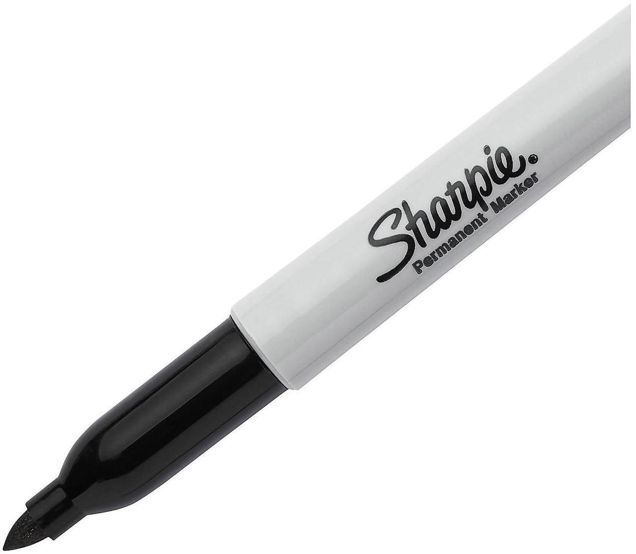 Alt view image 10 of 13 - Sharpie Extreme Permanent Markers Fine Point Black 4/Pack (1927436) 1545022