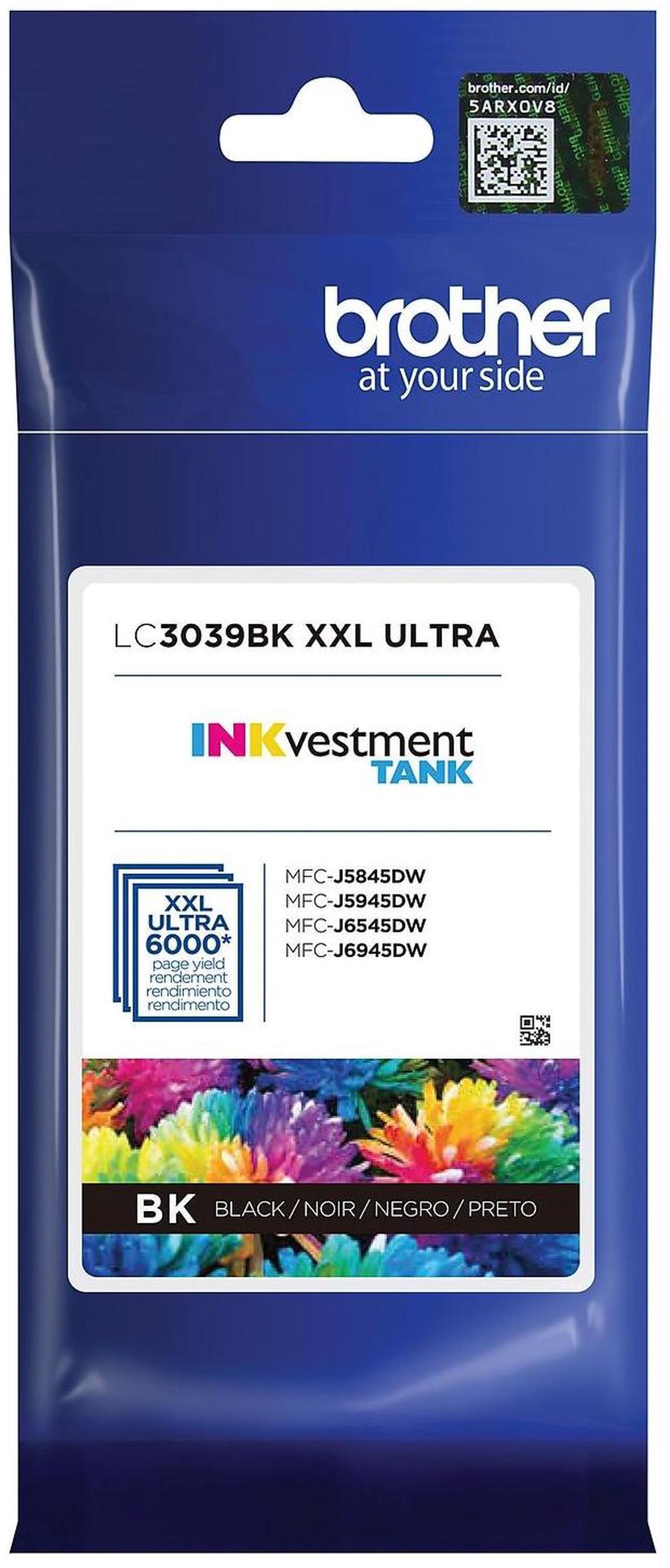 Alt view image 10 of 14 - Brother LC3039BK Ultra High Yield INKvestment Ink Cartridge - Black