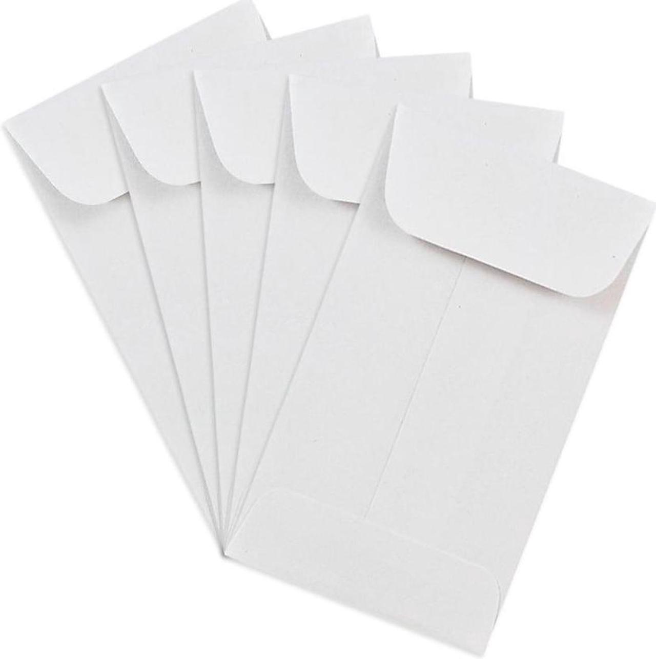 Alt view image 3 of 4 - JAM Paper #3 Coin Business Envelopes 2.5 x 4.25 White 1623183H