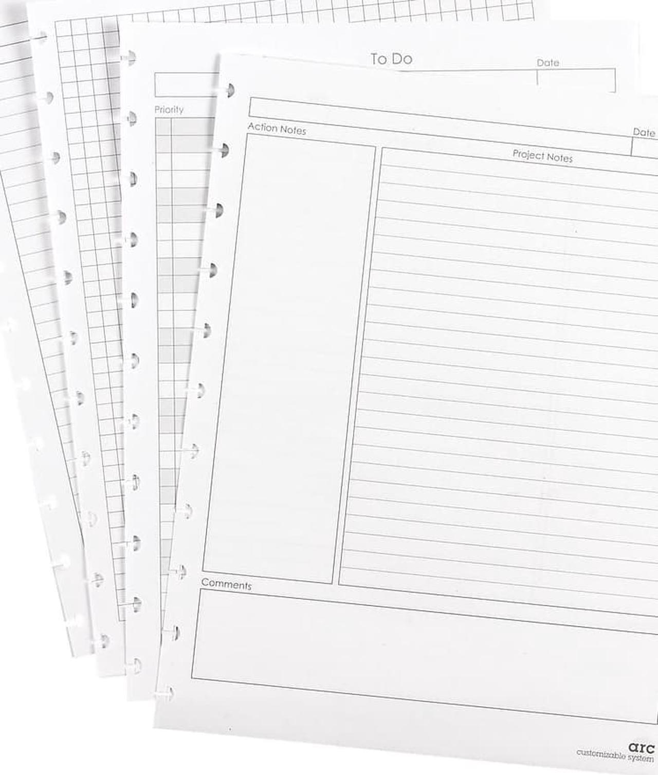 Alt view image 3 of 5 - Staples Arc Notebook System Refill Paper 8.5" x 11" 50 Sh. Ruled White 19992