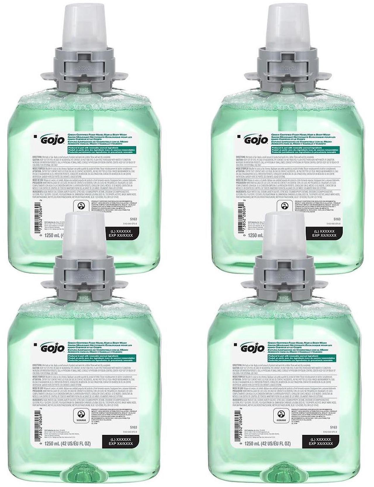 Main image of GOJO Foaming Hand Hair & Body Wash Cucumber Melon 5163-04