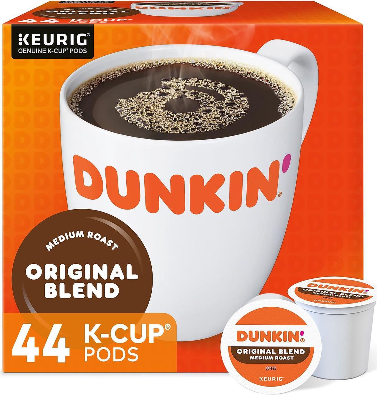 Main image of Dunkin' Donuts Original Blend Coffee K-Cup Pods Medium Roast 44/Box (006933) 2091512