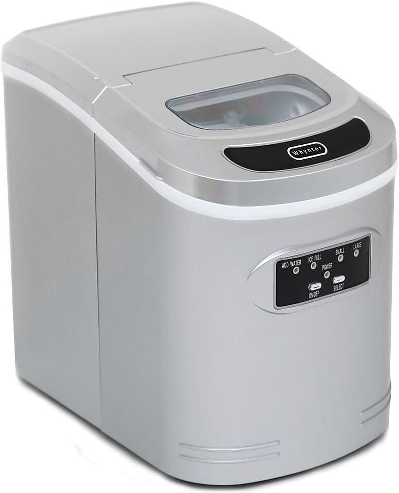 Alt view image 17 of 20 - Whynter IMC-270MS Compact Portable Ice Maker 27 lb capacity - Metallic Silver