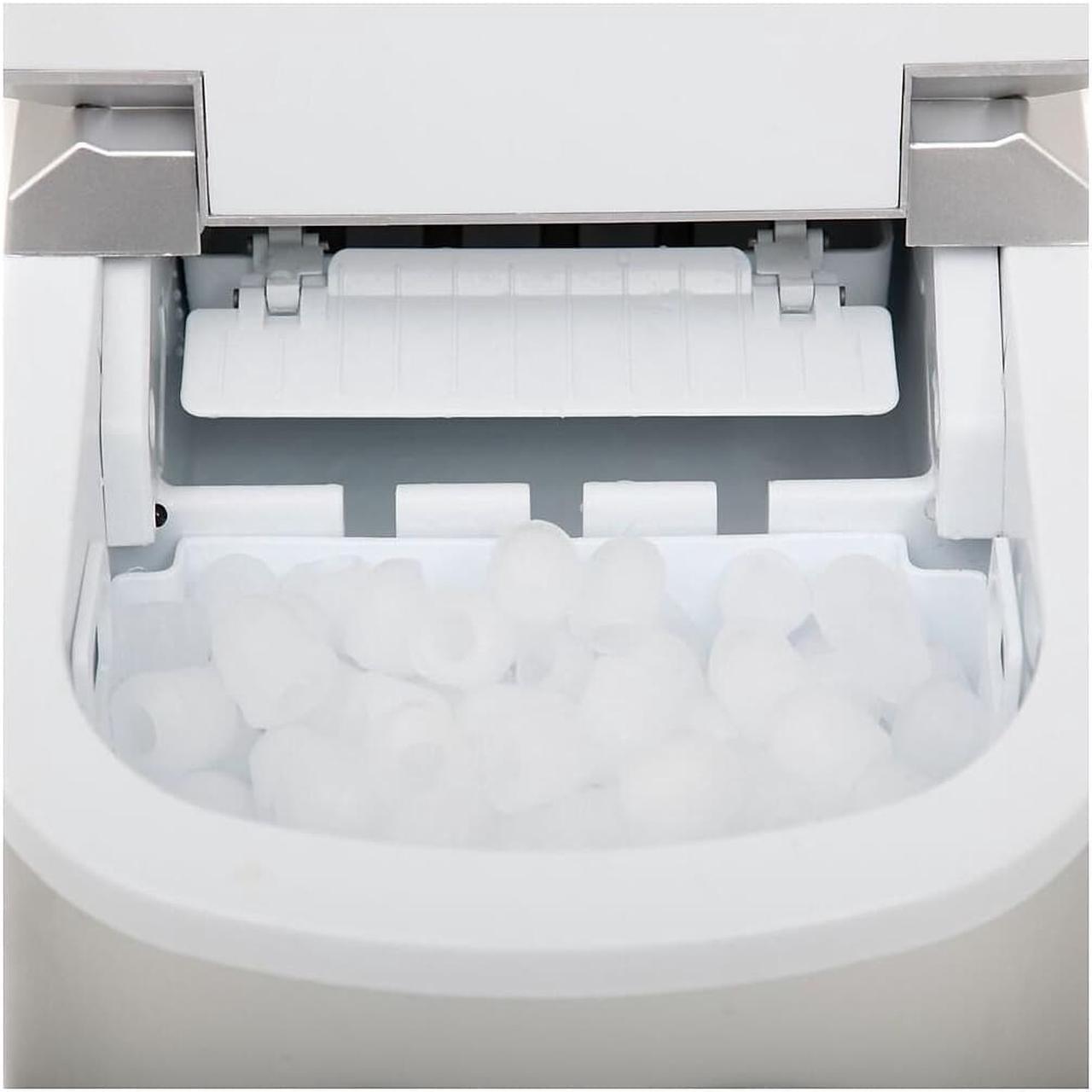 Alt view image 19 of 20 - Whynter IMC-270MS Compact Portable Ice Maker 27 lb capacity - Metallic Silver