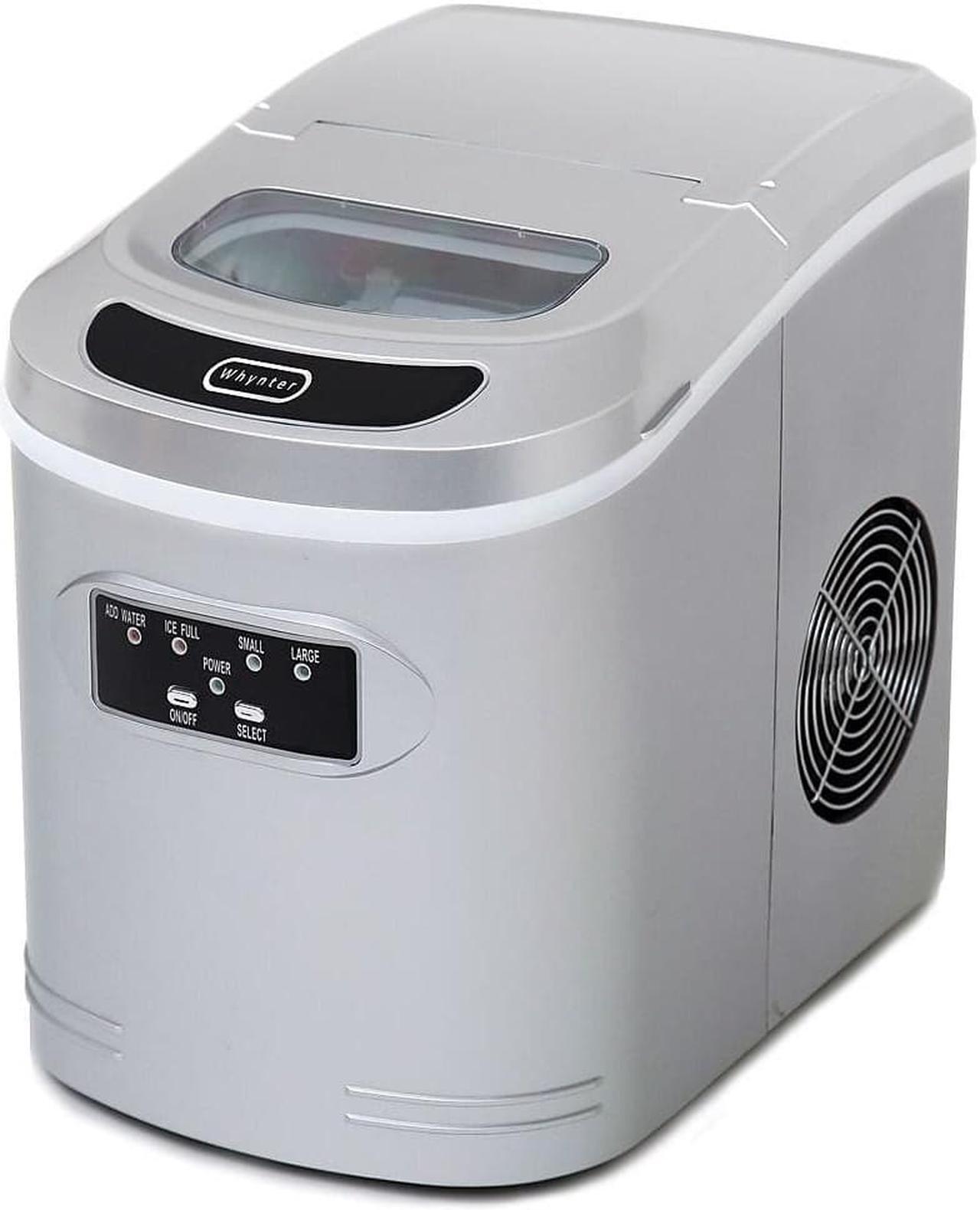 Alt view image 16 of 20 - Whynter IMC-270MS Compact Portable Ice Maker 27 lb capacity - Metallic Silver