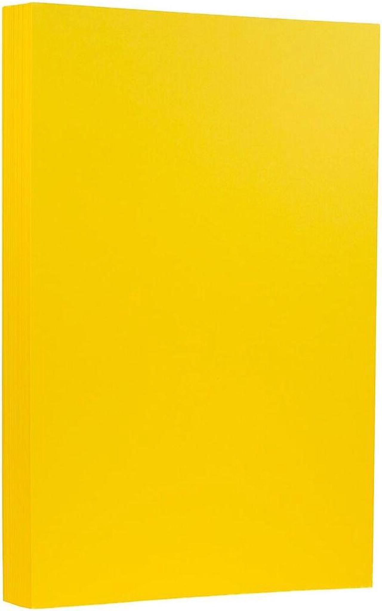 Alt view image 3 of 3 - jam paper legal 65lb cardstock  8.5 x 14 coverstock  yellow recycled  50 sheets/pack