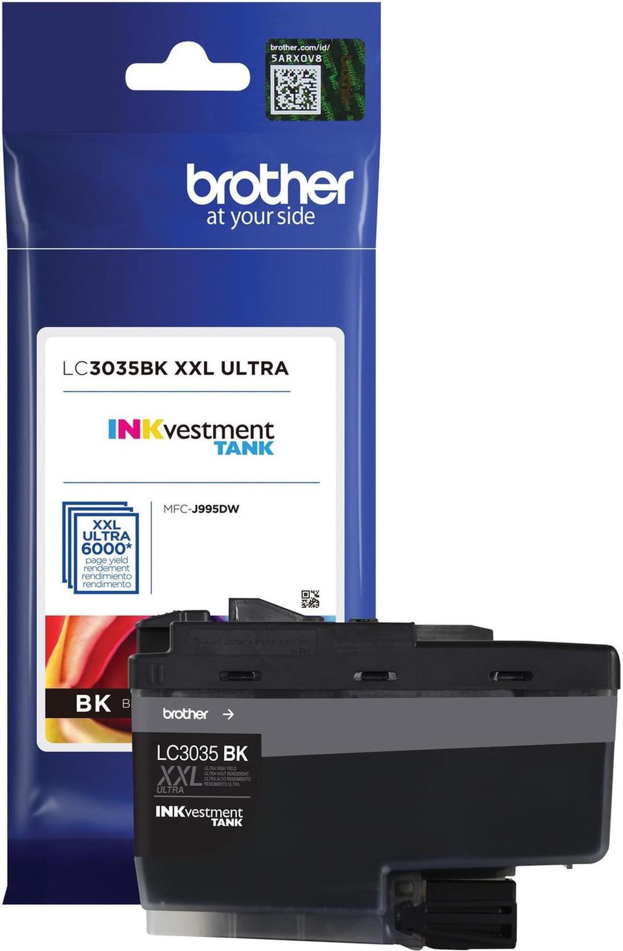 Alt view image 5 of 7 - Black Extra High Yield Ink Cartridge for Brother LC3035BK MFC-J805DW, MFC-J815DW XL, MFC-J995DW, MFC-J995DW XL, Genuine Brother Brand