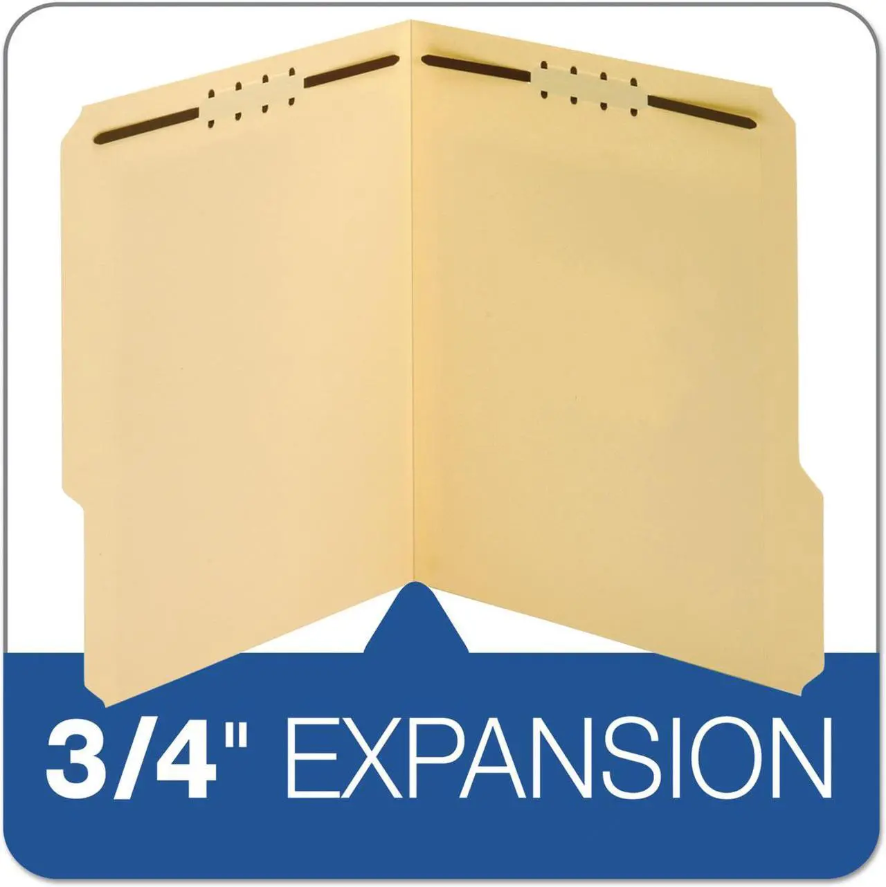 Alt view image 19 of 19 - Pendaflex Top Tab Fastener Folder 1/3 Cut Top Tab Letter 18 Point Manila 50/Box