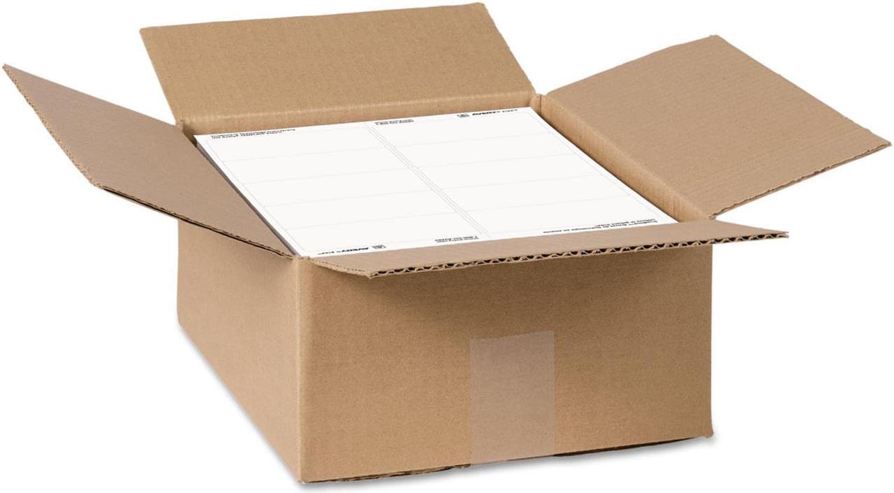 Alt view image 2 of 10 - Avery Shipping Labels with TrueBlock Technology Laser/Inkjet 2 x 4 White 5000