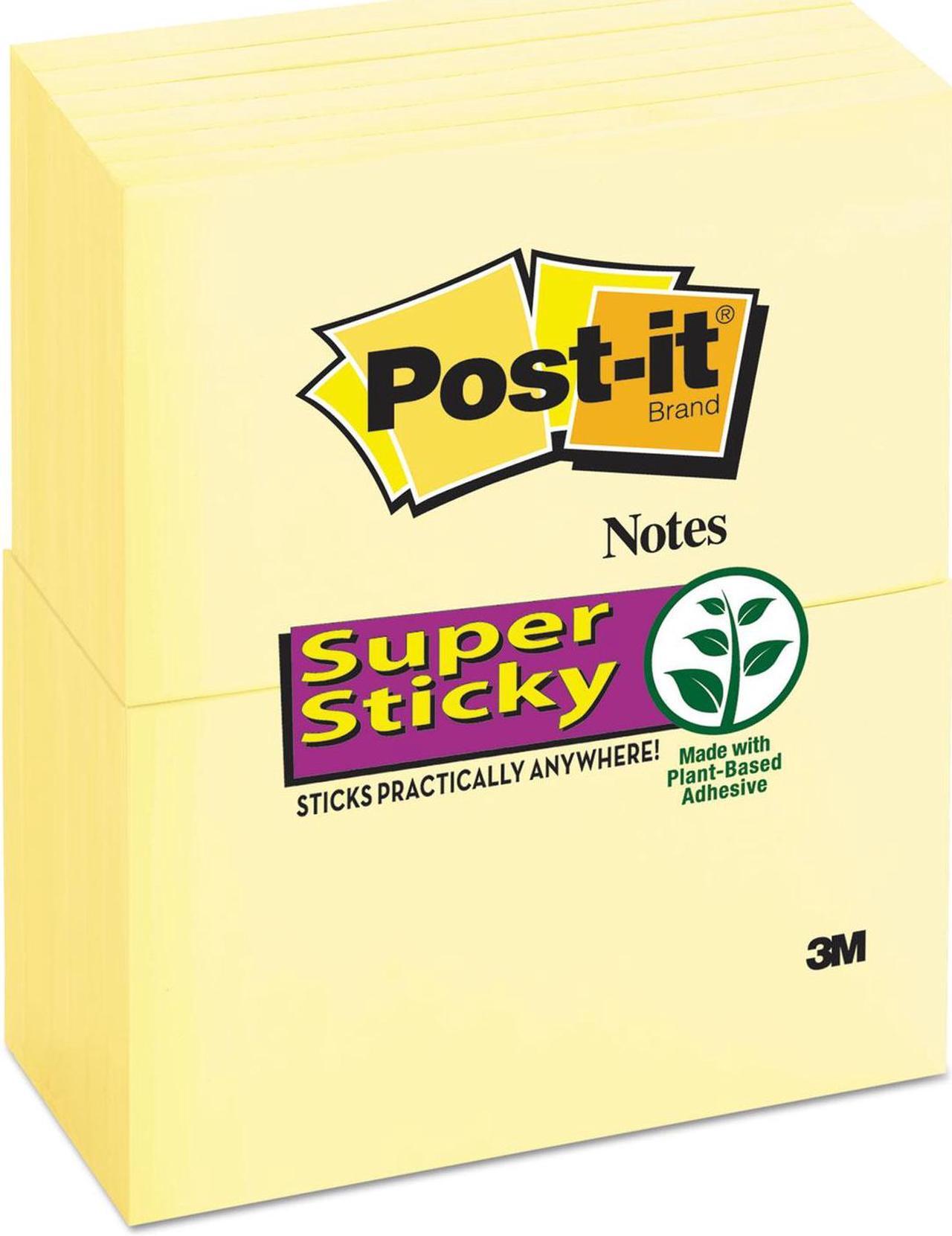Alt view image 15 of 20 - Post-It Notes Super Sti Pad,Post-It 3x5 12,Cayw 65512SSCY