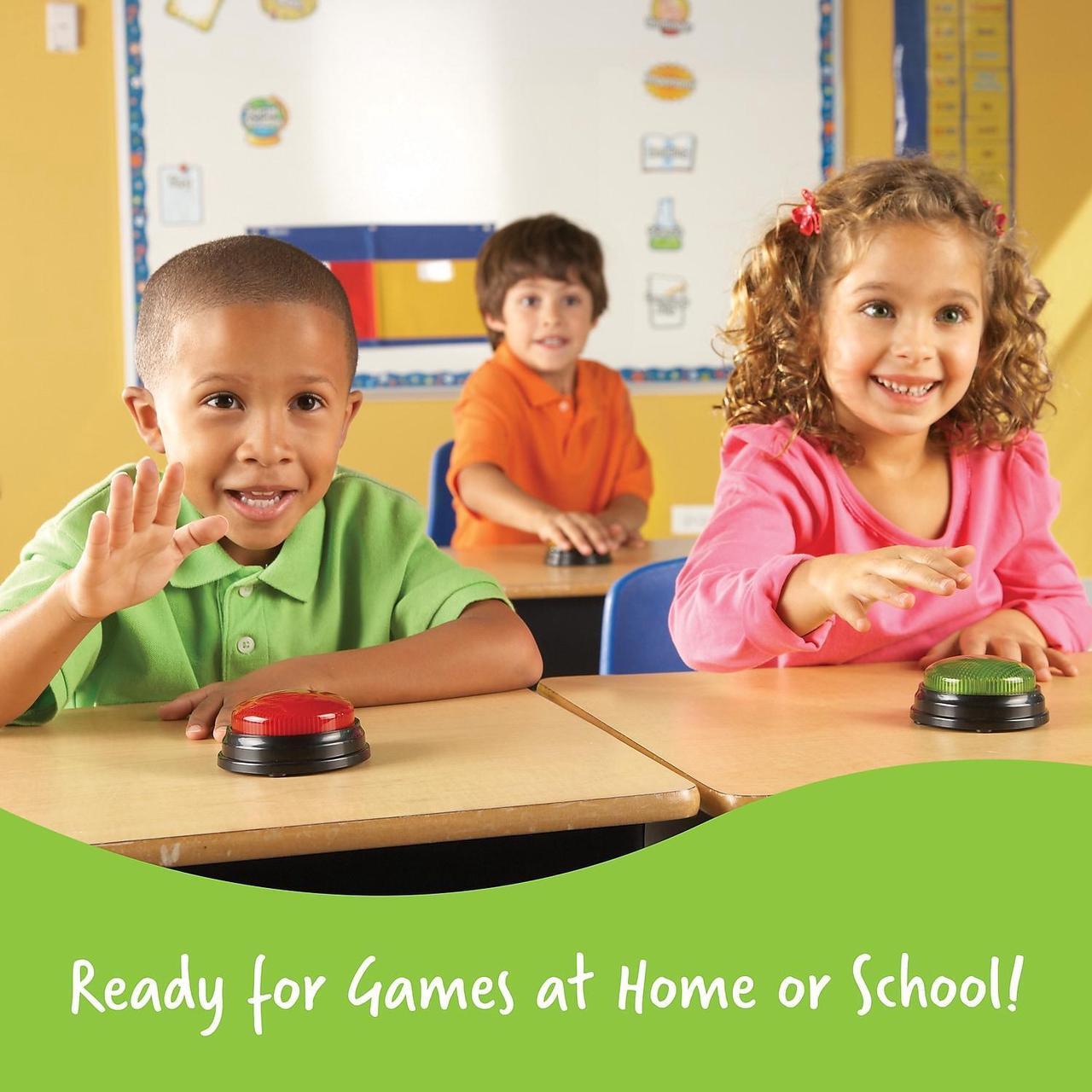 Alt view image 9 of 13 - LEARNING RESOURCES LIGHTS AND SOUNDS BUZZERS SET OF 4