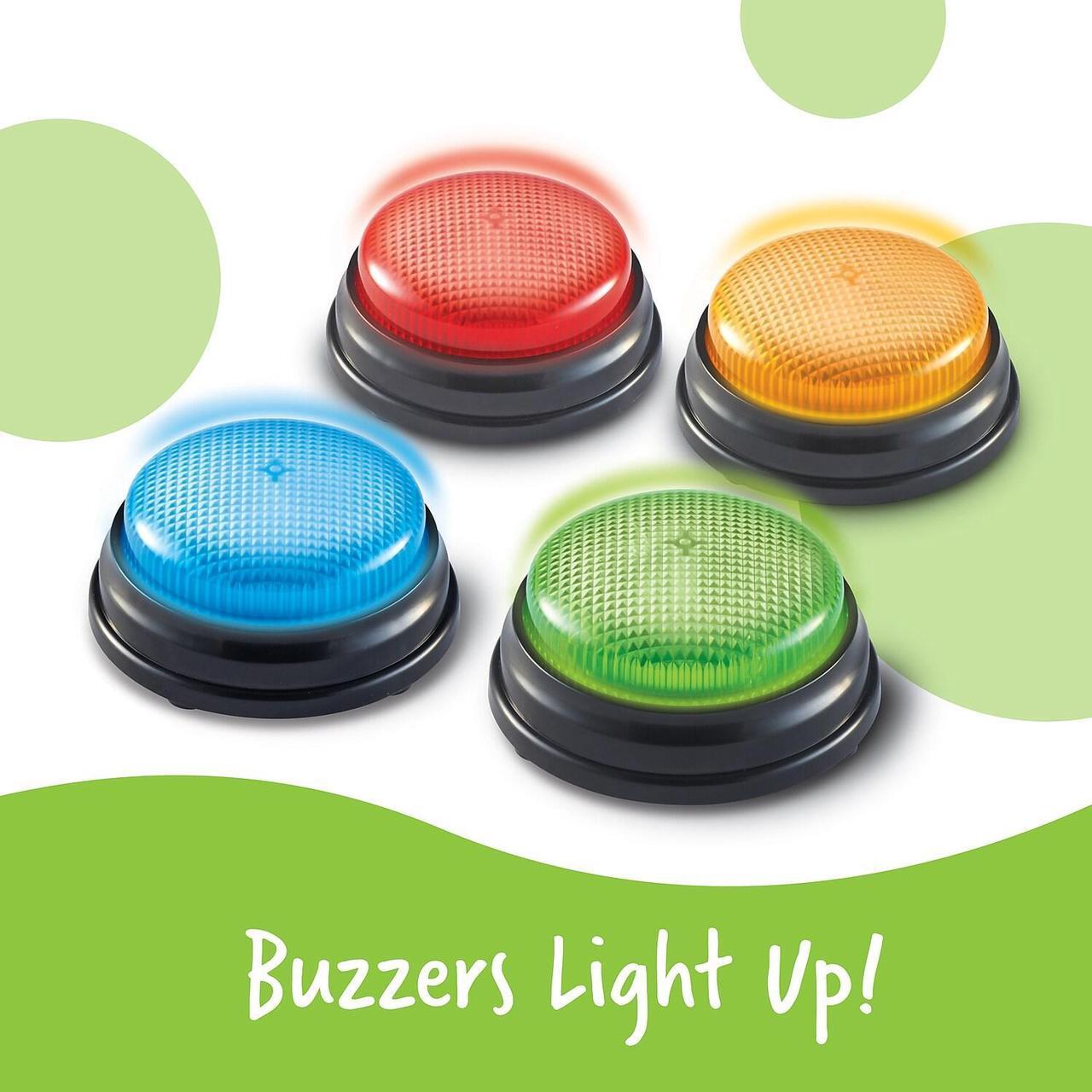 Alt view image 10 of 13 - LEARNING RESOURCES LIGHTS AND SOUNDS BUZZERS SET OF 4