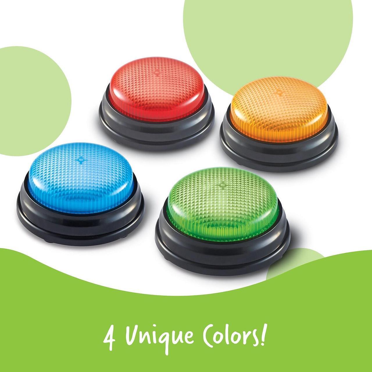 Alt view image 12 of 13 - LEARNING RESOURCES LIGHTS AND SOUNDS BUZZERS SET OF 4