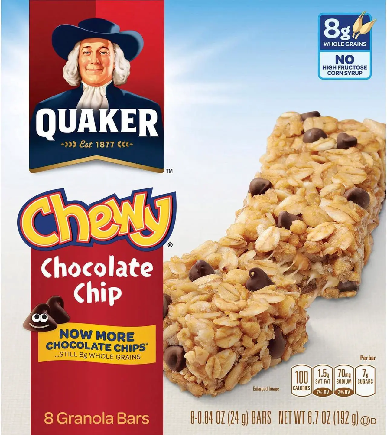 Main image of Quaker Foods Chocolate Chip Chewy Granola Bars