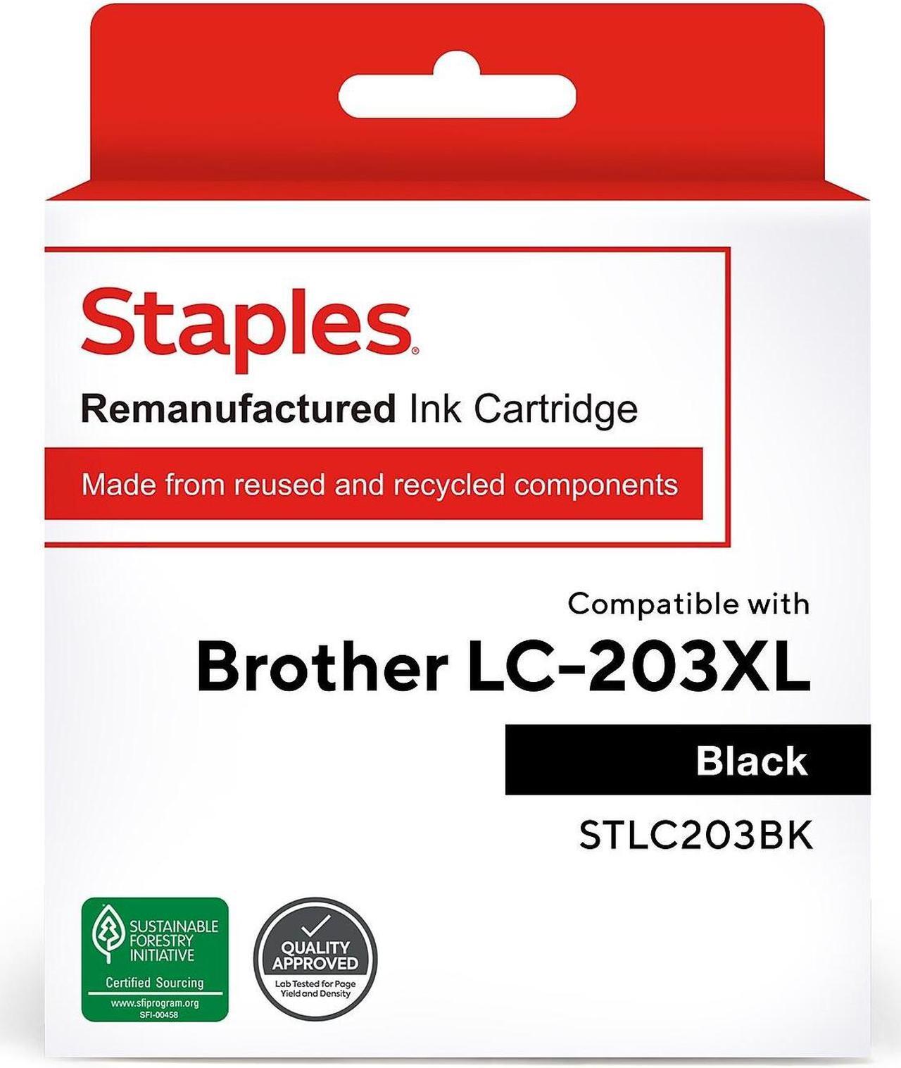 Main image of TRU RED  Black Inkjet Cartridge Brother LC-203XL (LC203BK) High Yield