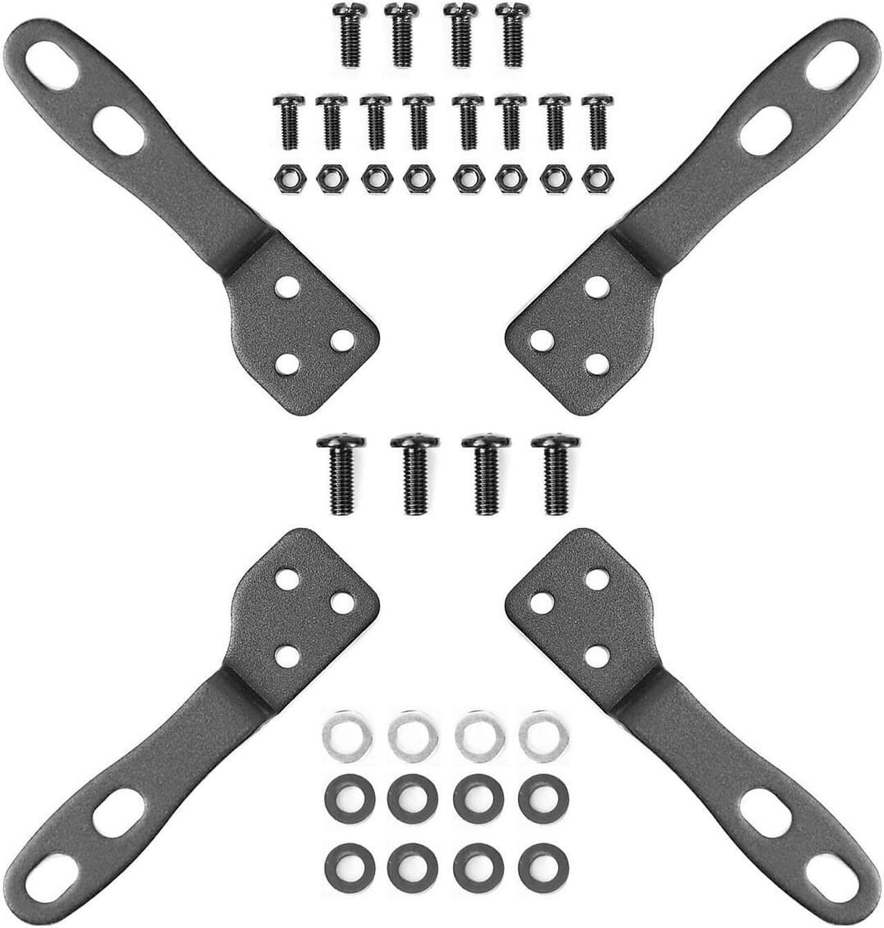 Alt view image 2 of 8 - Mount-It! VESA Mount Adapter Kit | TV Wall Mount Bracket Adapter Converts 75x75 and 100x100 mm Patterns to 200x100 and 200x200 mm