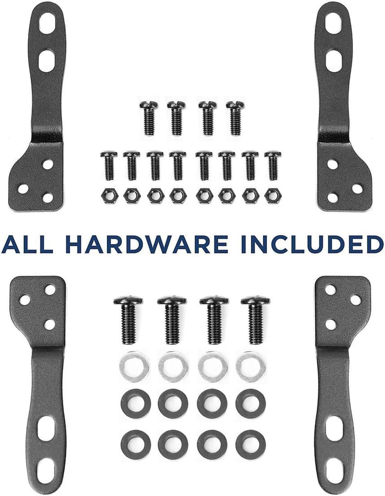 Alt view image 7 of 8 - Mount-It! VESA Mount Adapter Kit | TV Wall Mount Bracket Adapter Converts 75x75 and 100x100 mm Patterns to 200x100 and 200x200 mm