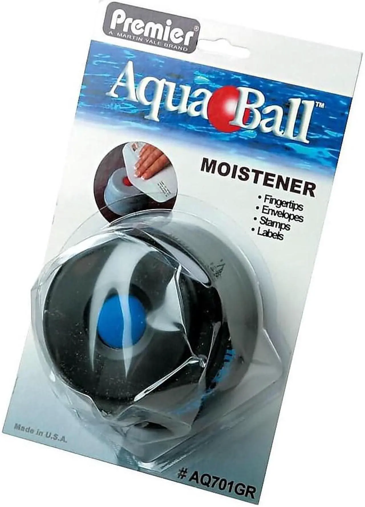 Alt view image 2 of 8 - Martin Yale AquaBall Floating Ball Envelope Moistener 1 1/4" x 1 1/4" x 5 3/8"