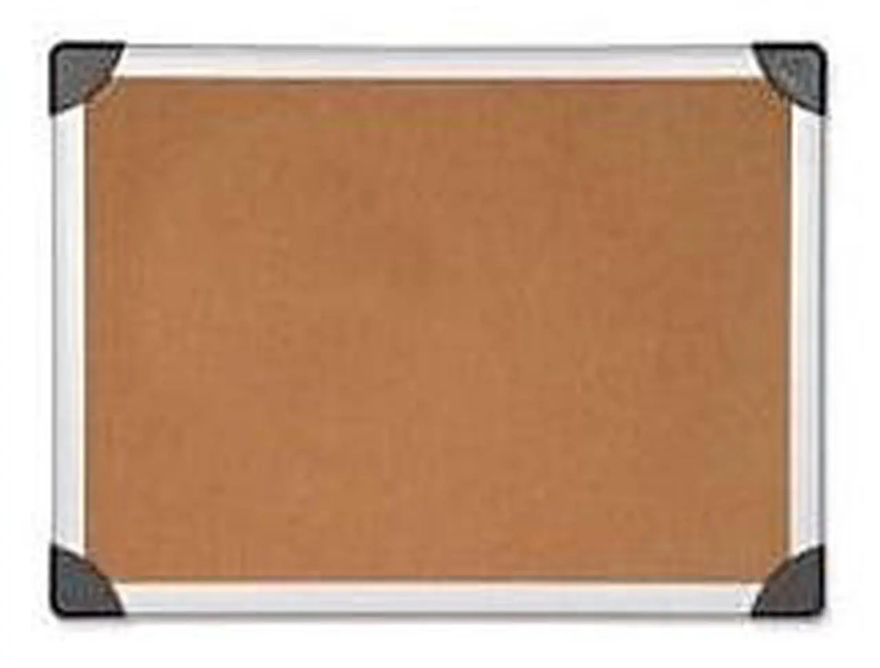 Alt view image 2 of 6 - Lorell Cork Board 3'x2' Aluminum Silver/Brown 19191
