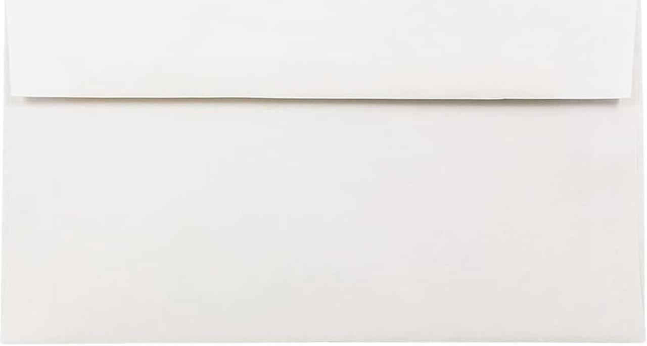 Alt view image 2 of 5 - JAM Paper® A10 (6 x 9 1/2) Strathmore Paper Envelope  - Bright White Wove -  25 envelopes per pack