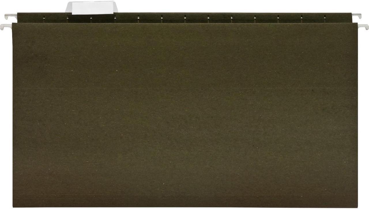 Business Source Hanging Folder 11 Pt. 1/5 Cut Legal 25/BX Green 43570