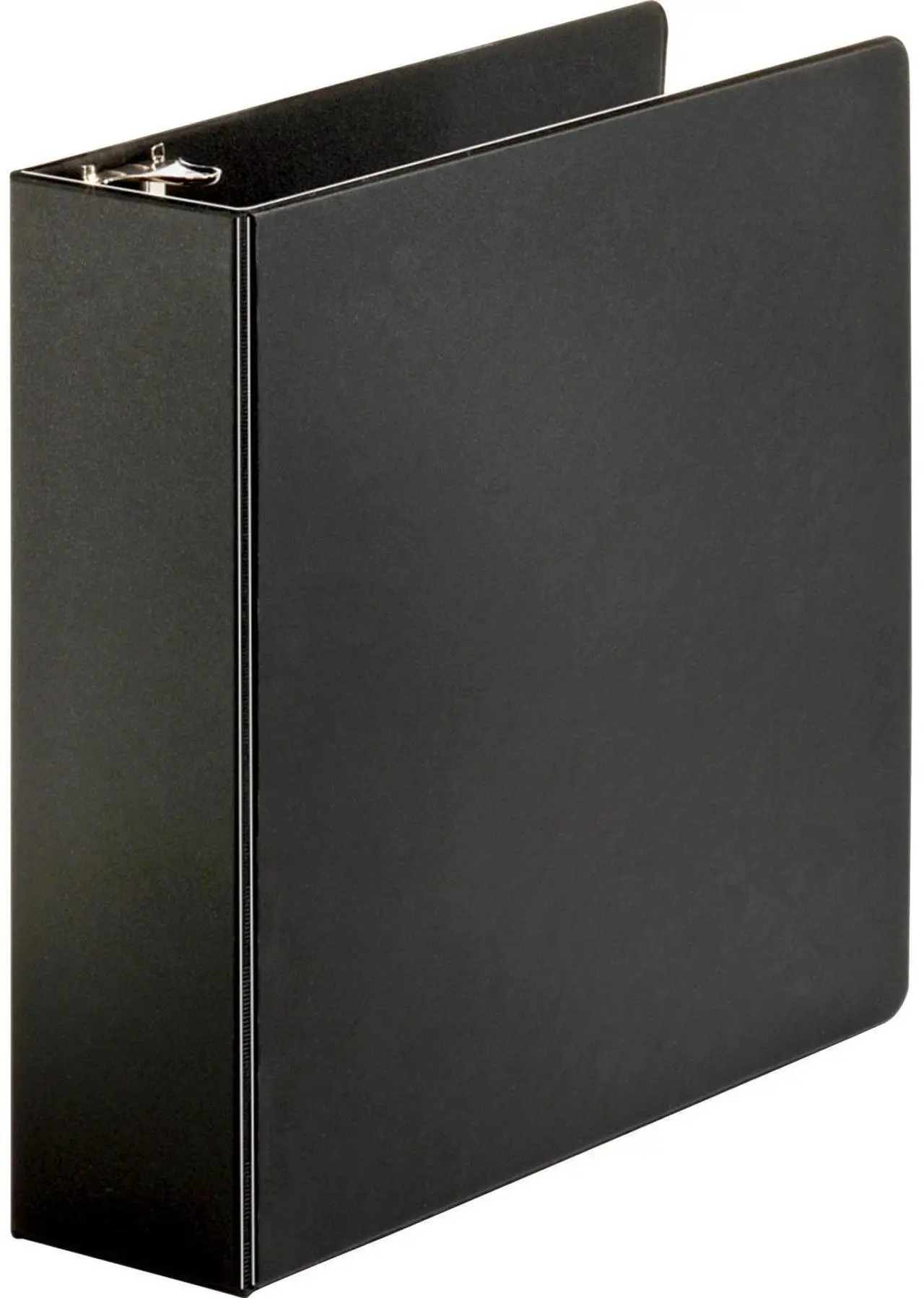 Alt view image 2 of 7 - Business Source Round Ring Binder 3" Capacity 11"x8-1/2" Black 09978