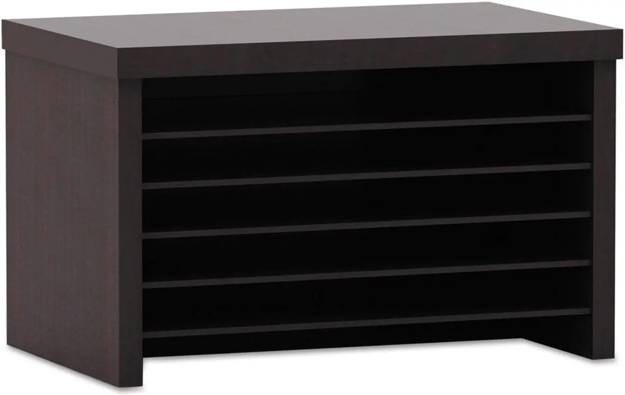 Alt view image 7 of 7 - Alera Valencia Under Counter File Organizer Shelf, 15 3/4w x 10d x 11h, Espresso