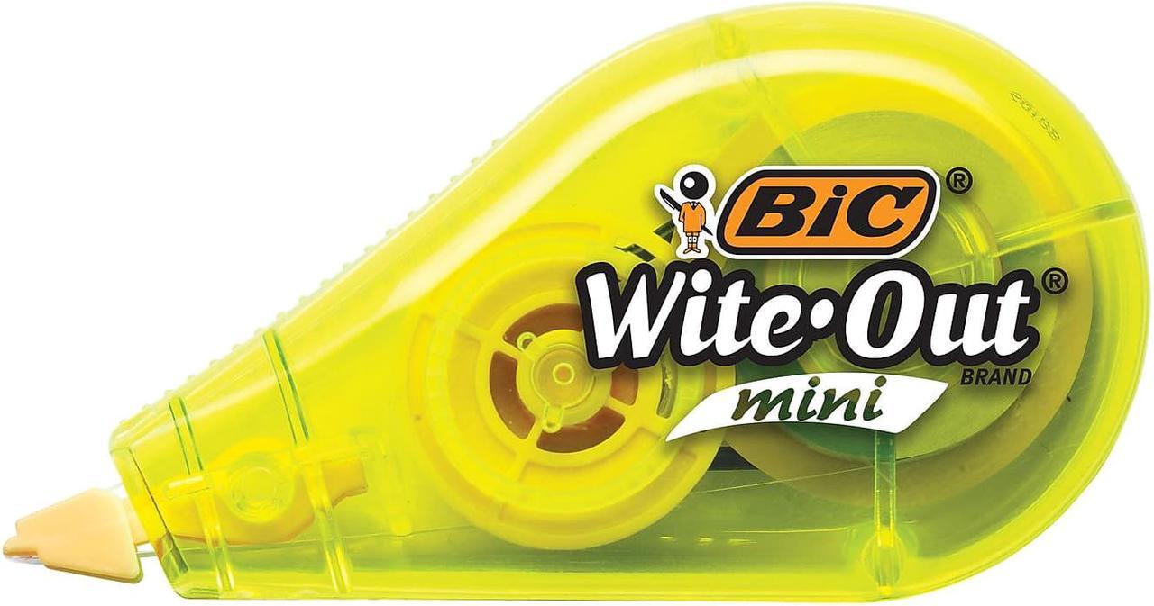 Alt view image 3 of 8 - BIC Wite-Out Mini Correction Tape White 3/Pack (WOTMP31-WHI)