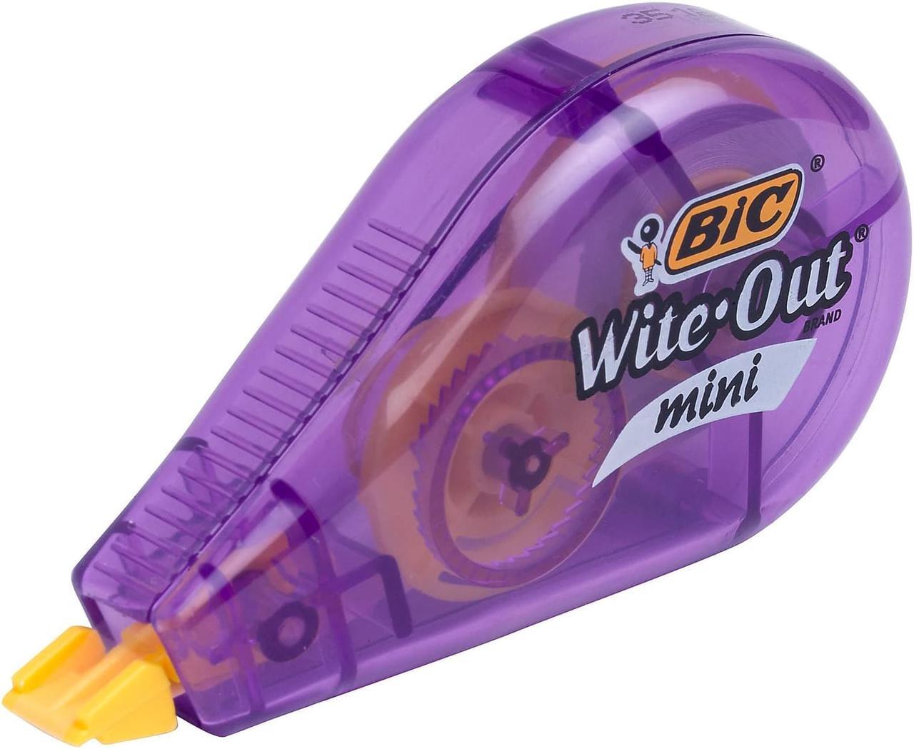 Alt view image 5 of 8 - BIC Wite-Out Mini Correction Tape White 3/Pack (WOTMP31-WHI)