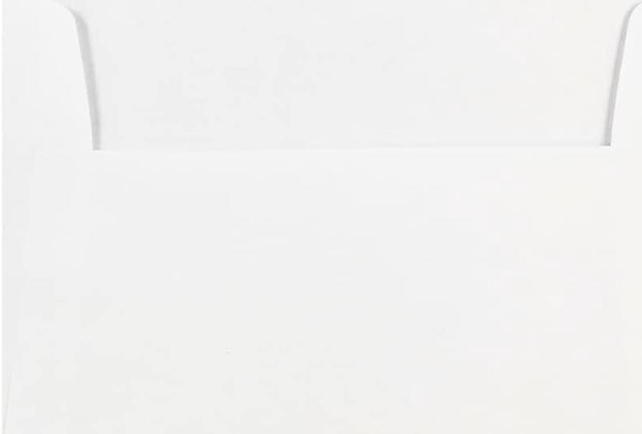 Alt view image 2 of 3 - JAM Paper Gummed A7 Invitation Envelopes 7 1/4" x 5 1/4" Regular White 73767C
