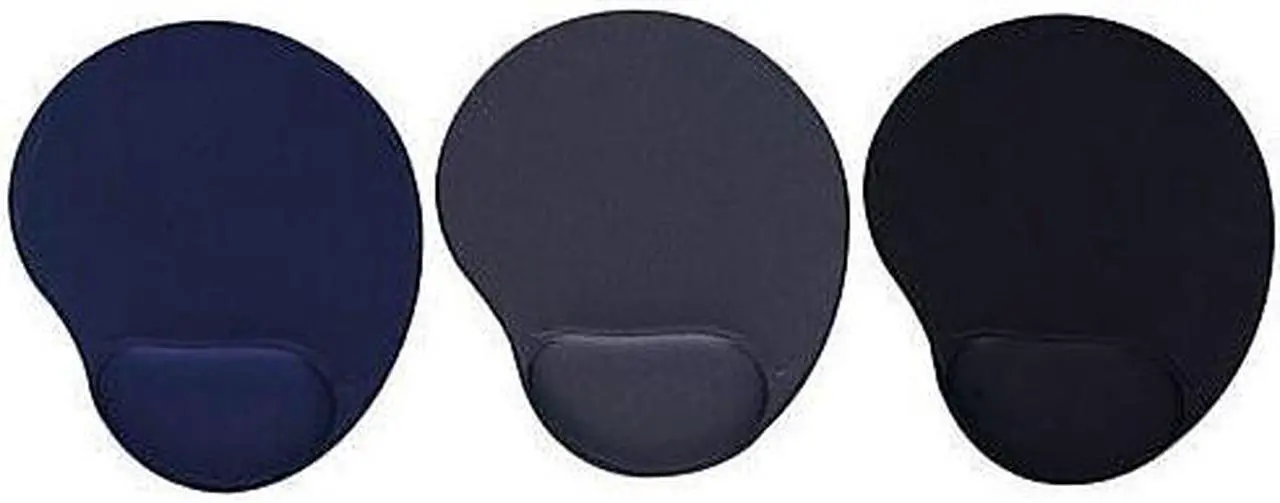 Alt view image 13 of 13 - Compucessory Gel Mouse Pad - 9" x 10" x 1" Dimension - Black - 55151