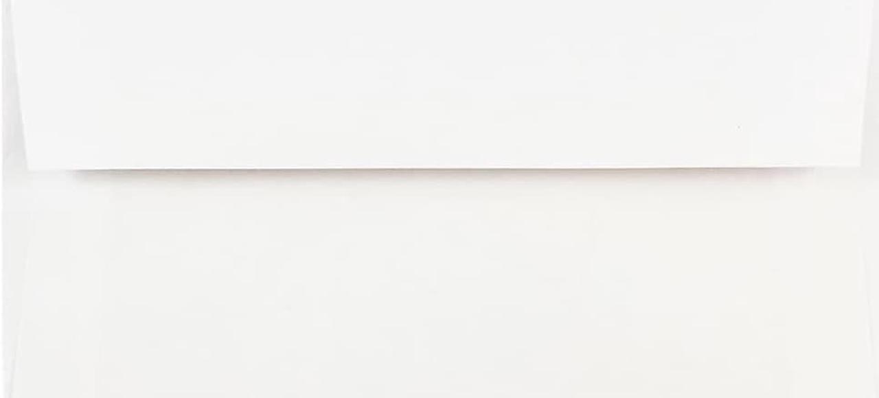 Main image of JAM Paper Gummed A7 Invitation Envelopes 7 1/4" x 5 1/4" Regular White 73767C