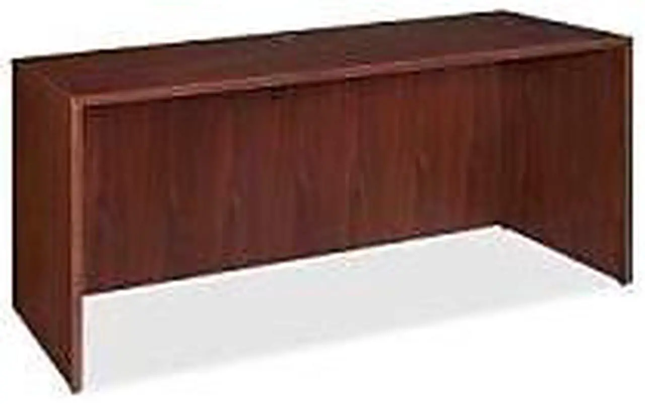 Alt view image 9 of 9 - Lorell Credenza Shell 66"x24"x29-1/2" Mahogany 69377