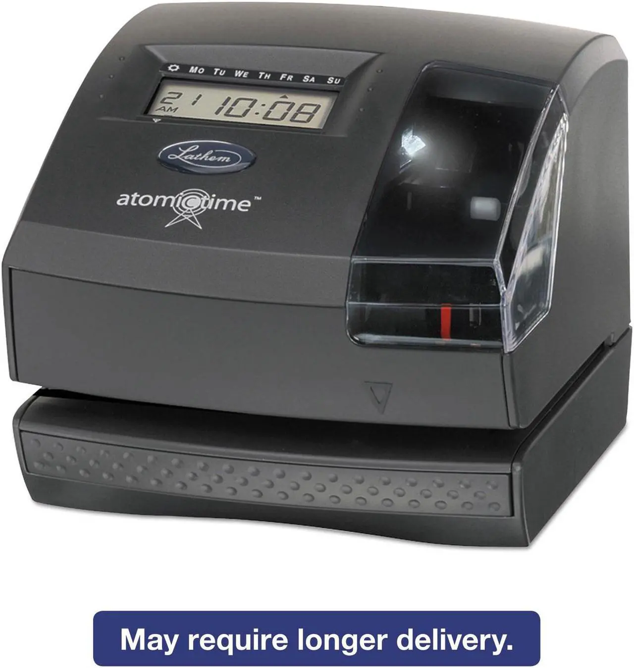 Alt view image 11 of 15 - 1600E Wireless Atomic Time Recorder with Tru-Align Feature Dark Gray