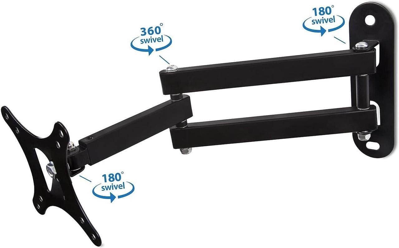 Alt view image 11 of 13 - Mount-It! Mount-lt! Adjustable Monitor Arm Up to 24" Black (MI-2041)