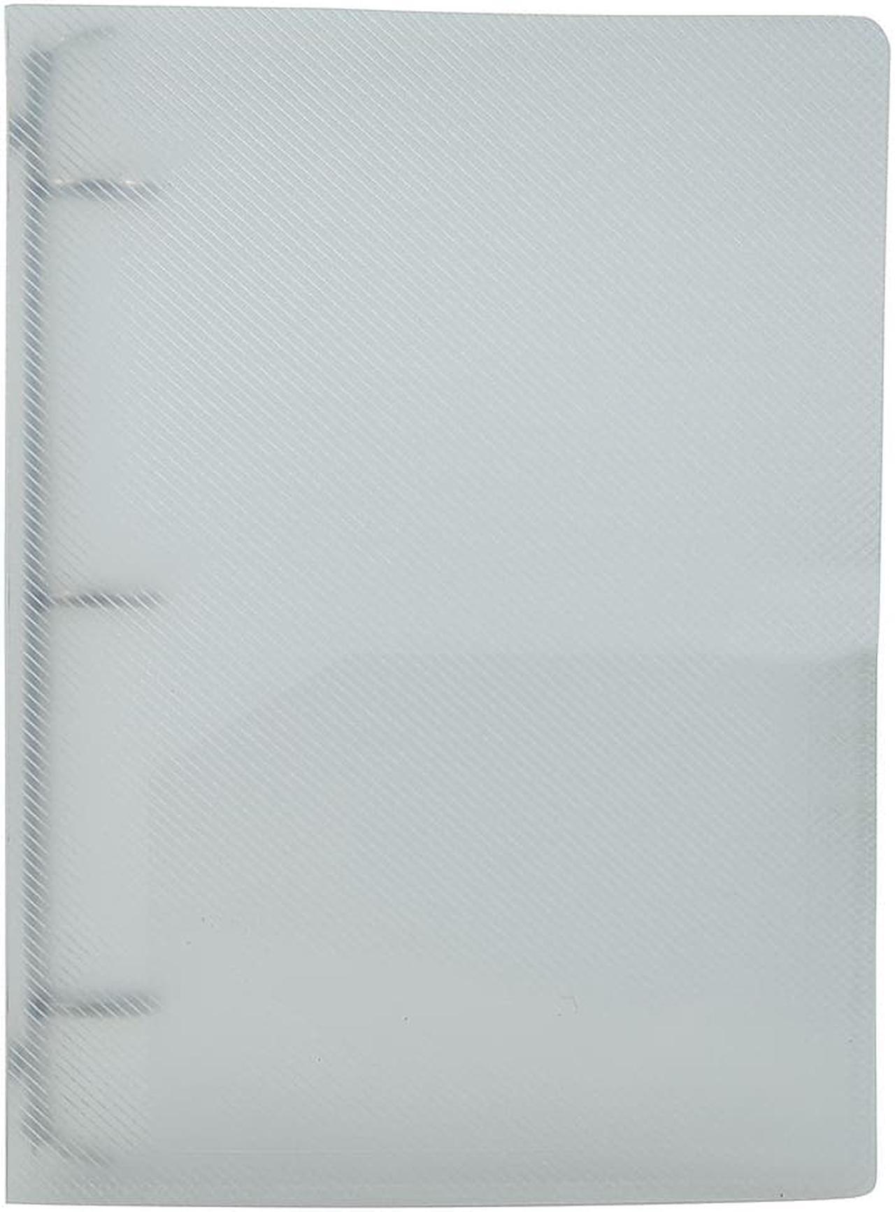 Alt view image 3 of 5 - JAM Paper Plastic 1 Inch Mini Binder 7.5 x 10.125 Clear 3 Ring Binder 370531985