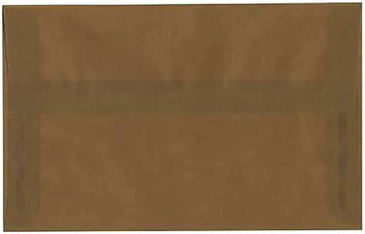 Main image of JAM Paper A10 Translucent Vellum Invitation Envelopes 6 x 9.5 Earth Brown