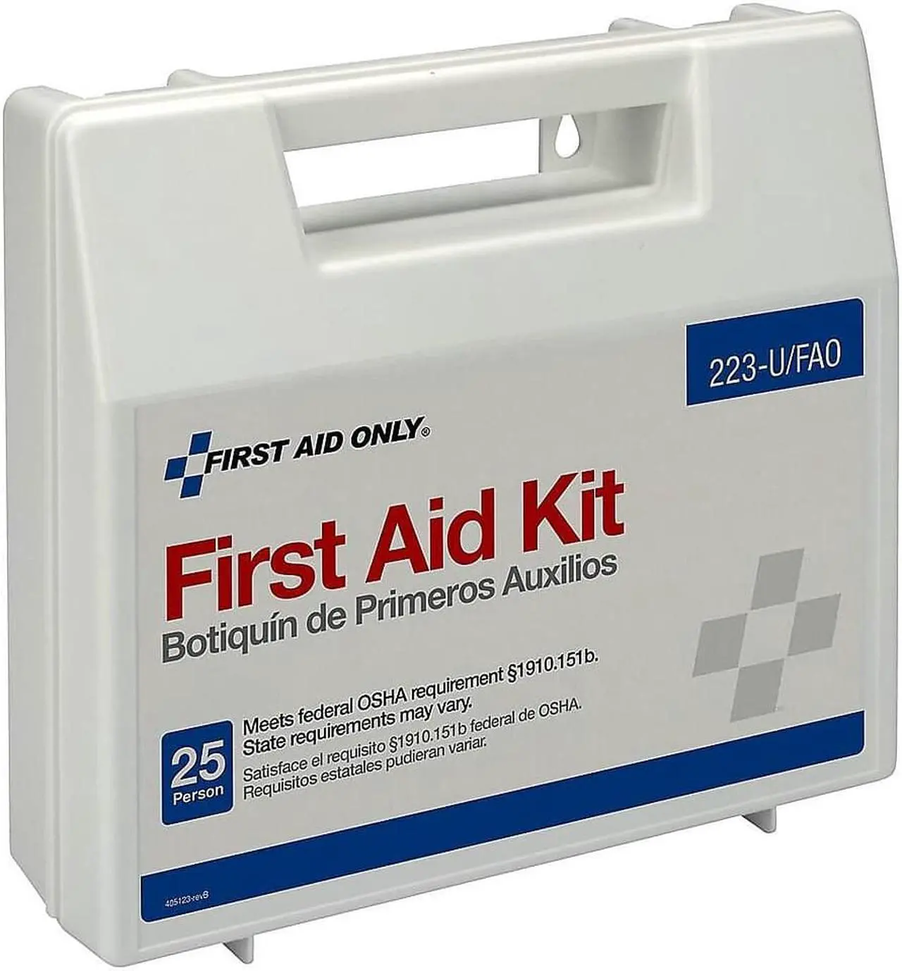 Alt view image 12 of 17 - 25-Person Bulk First Aid Kit w/ Dividers
