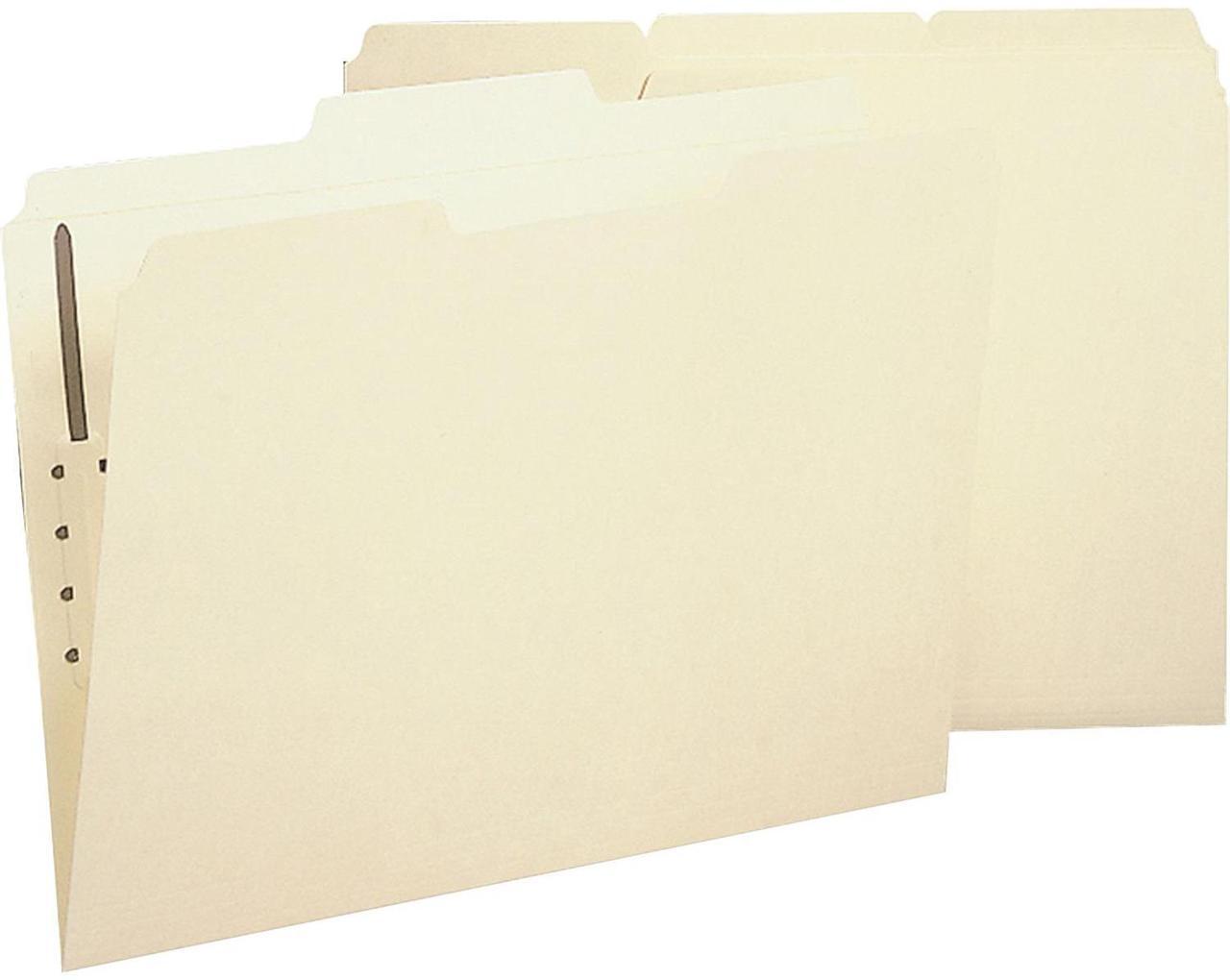 Alt view image 2 of 5 - Sparco Fastener Fldr w/2-Ply Tab 1 Fstnr 1/3 Tab Ltr 50/BX MA SP17212