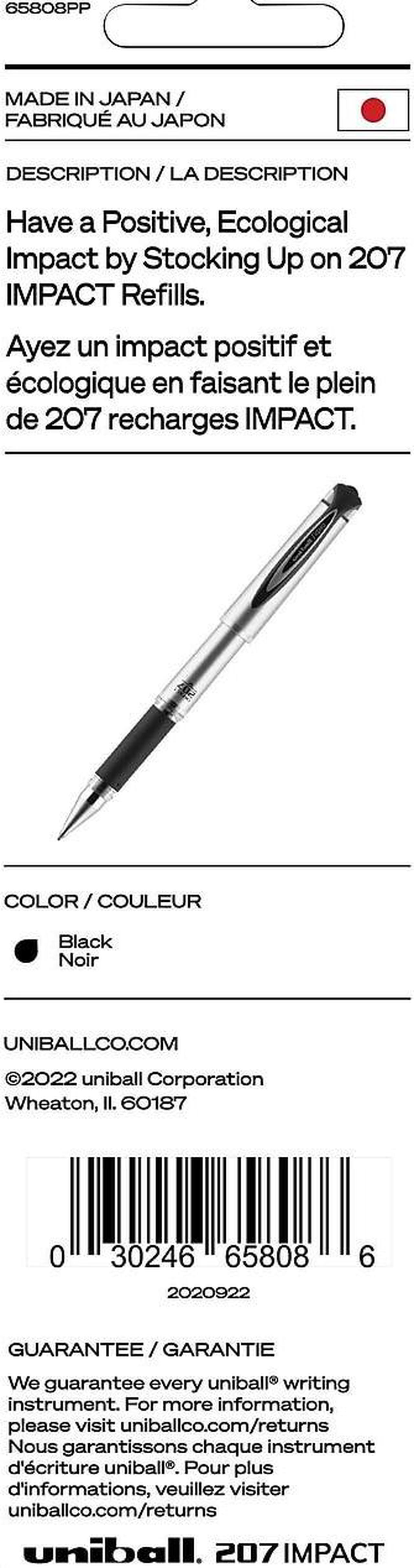 Alt view image 5 of 9 - uni-ball Impact Gel-Ink Pen Refill Bold Tip Black Ink 396571