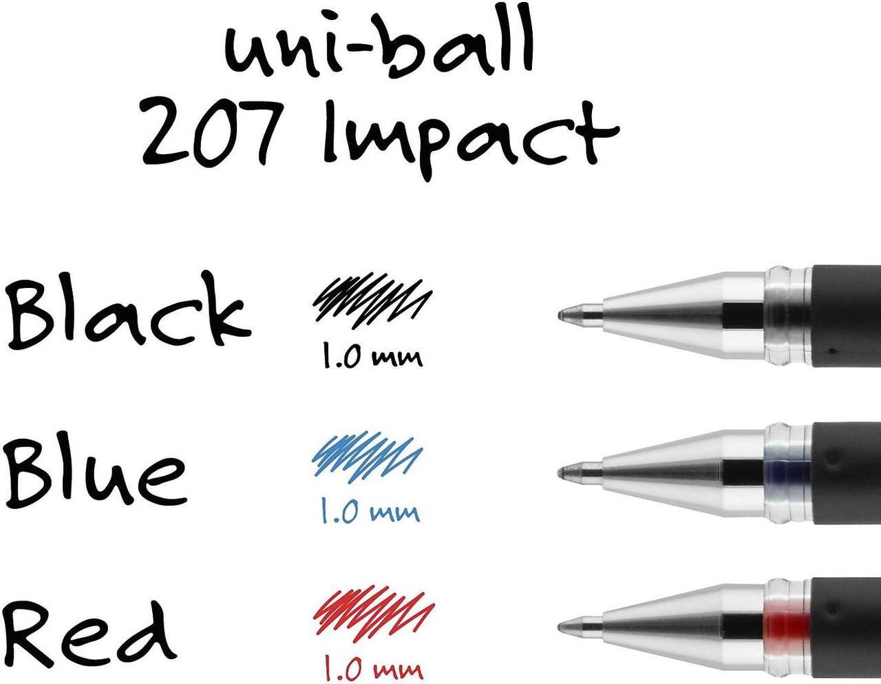 Alt view image 9 of 9 - uni-ball Impact Gel-Ink Pen Refill Bold Tip Black Ink 396571