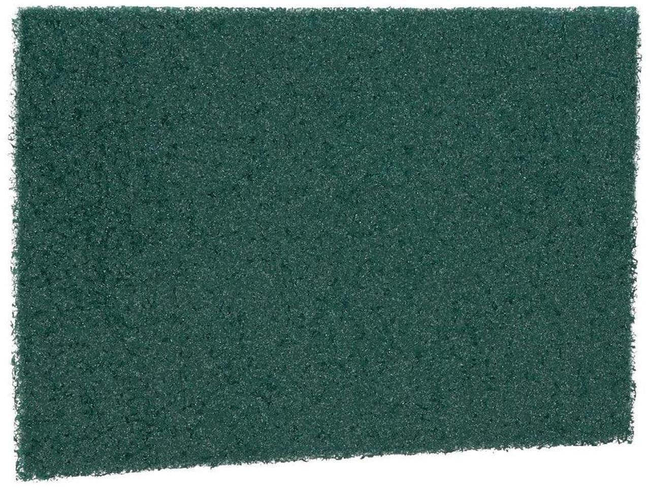 Alt view image 8 of 10 - Scotch-Brite PROFESSIONAL Commercial Heavy-Duty Scouring Pad 86 Green 6 x 9 12/Pack