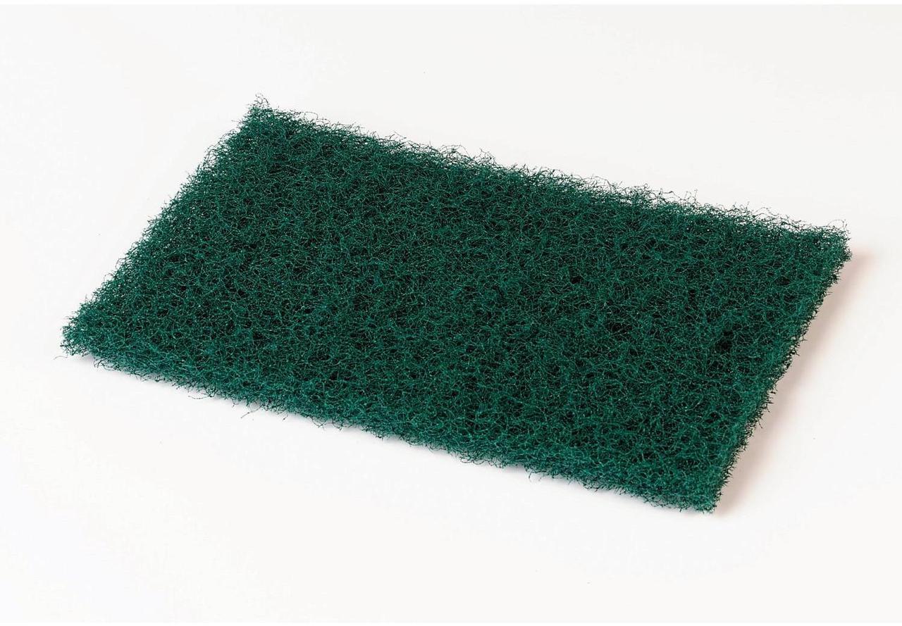 Alt view image 9 of 10 - Scotch-Brite PROFESSIONAL Commercial Heavy-Duty Scouring Pad 86 Green 6 x 9 12/Pack