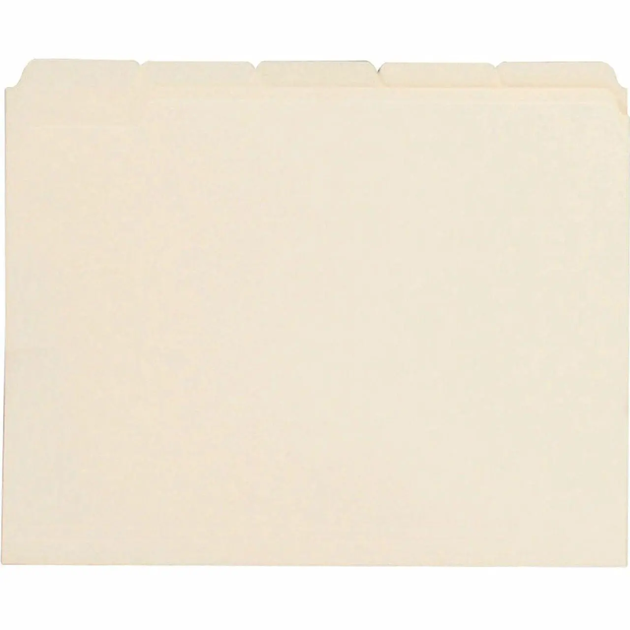 Alt view image 6 of 7 - Business Source File Folder 1/5-Cut Tab 3/4" Exp. 11 Pt. Ltr 100/BX Manila 43567