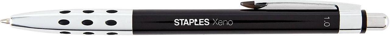 Alt view image 2 of 3 - Staples Xeno Ballpoint Retractable Pens Medium 1.0mm Assorted 5pk (50784)